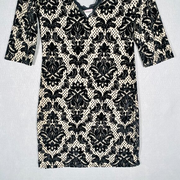 Free People Intimately Dress Womens M Black Velvet Mini Whimsy Goth - Picture 2 of 14